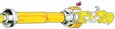 Weasler PTO-aksel W2400 - 1010 mm med sikringsboltskobling