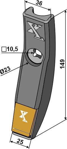 Skærspids 25mm - Extreme Carbide